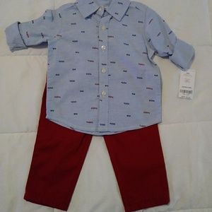 Carter's button down shirt with slacks